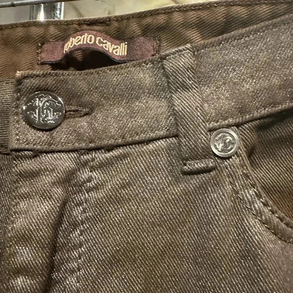 Roberto Cavalli Grey Denim Regular Fit Low Waist Jeans M - Picture 9 of 14